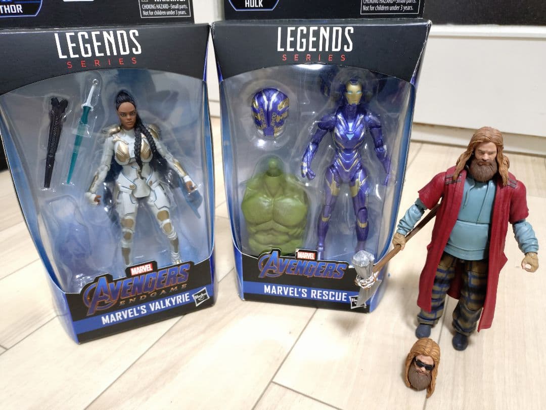 マーベル レジェンズ フィギュア 6体セット　マイティソー　ビルドパーツ