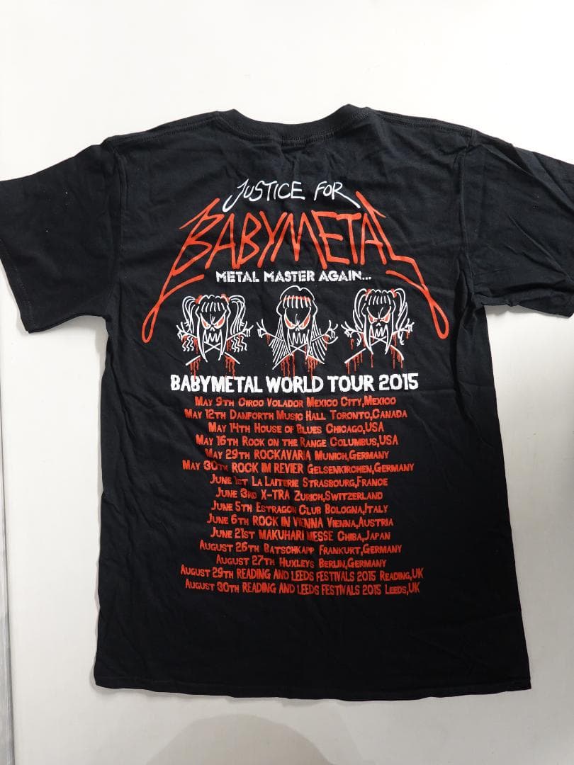 BABYL Tシャツ WORLD TOUR 2015【Ｍサイズ】