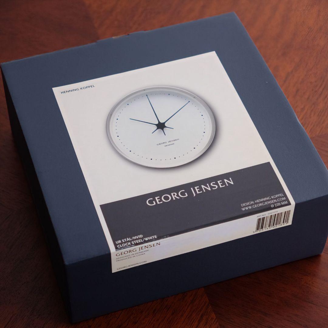 【新品未使用】ジョージジェンセン   掛時計 22cm