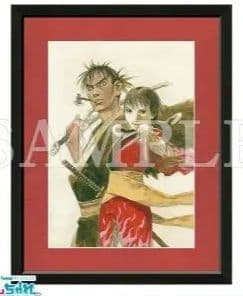 無限の住人 推しちゃれ A賞 額装高精細複製画 キャラファイングラフ くじ