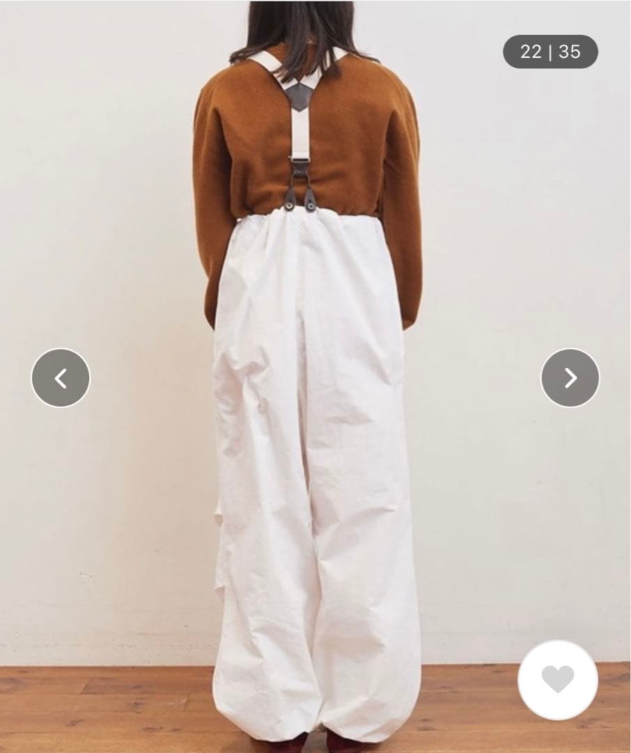 新品タグ付き　fig London suspender  pants