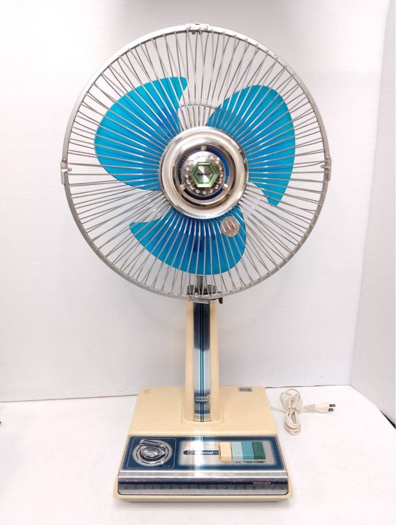 G1695 ナショナル 卓上扇風機 F-30K1G 昭和家電 アンティーク