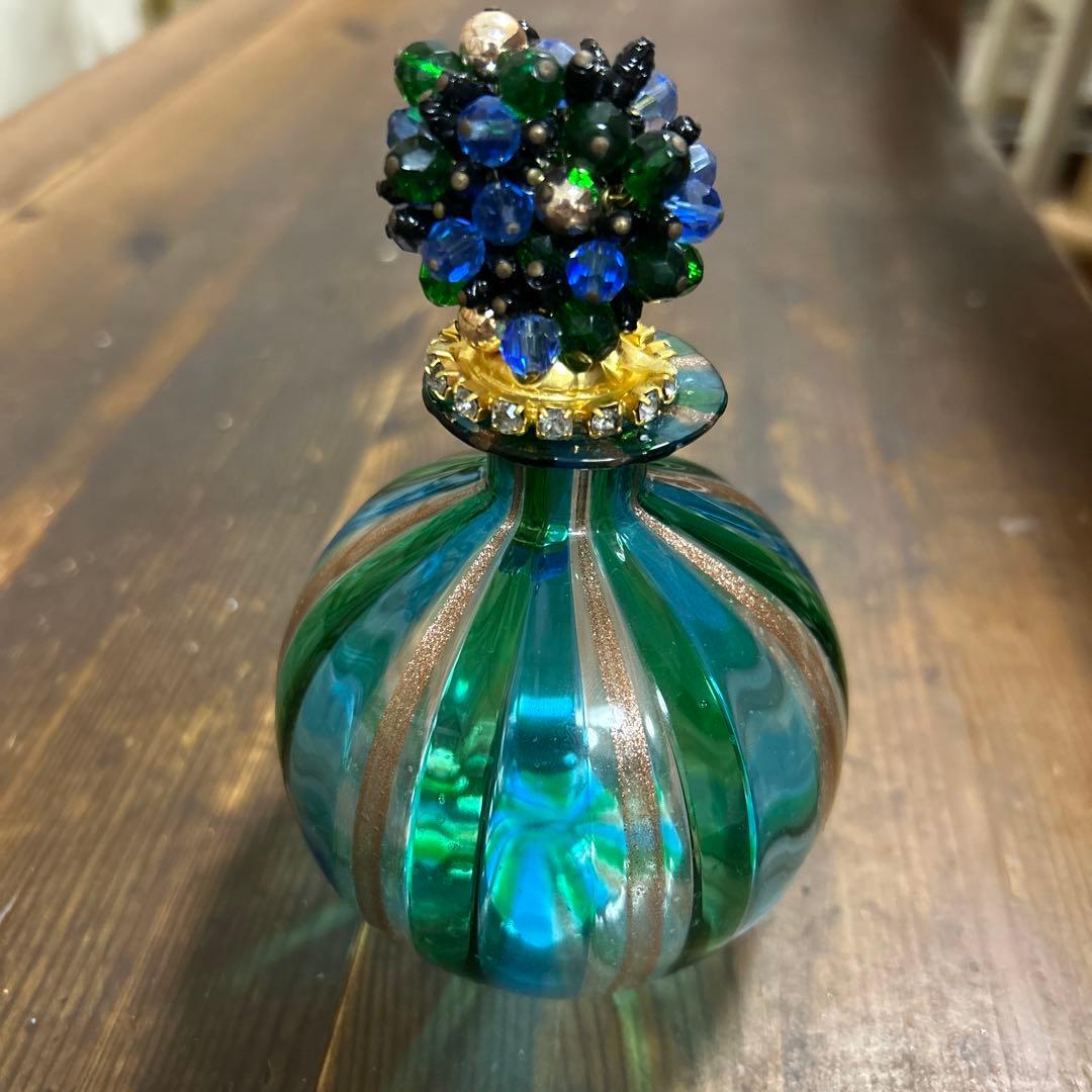 Linea Valentina 高級ヴェネチアガラス　金彩　ムラーノガラス　香水