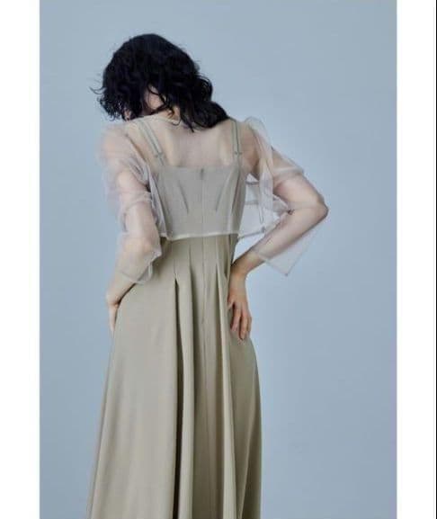 極美品 ドリードール niana ボレロ ケープ ドレス M 結婚式 お呼ばれ