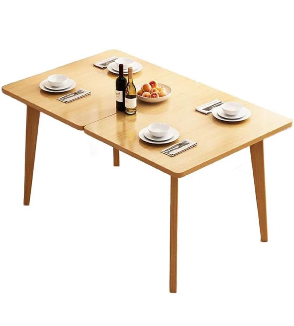 XSONGANG テーブル 天板折りたたみ ダイニングテーブル センターテーブル
