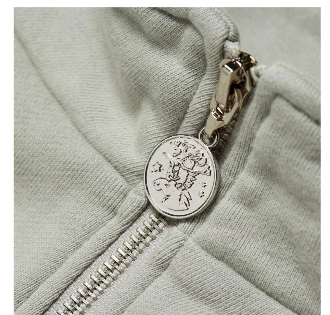 ずとまよ　愛ペガ　Half Zip Sweat Gray トレーナー　Lサイズ