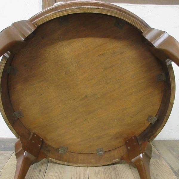 イギリス アンティーク 家具 コーヒーテーブル ガラストップ 猫脚 6827d