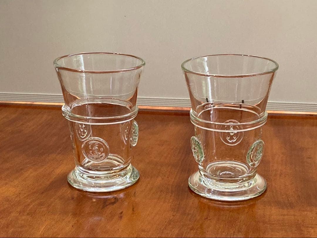 船木倭帆　グラス　イチゴ紋　2個セット