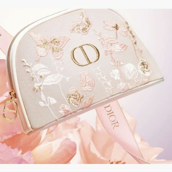 Dior マザーズデイ ディオールオリジナルポーチ 刺繍ポーチ ノベルティ