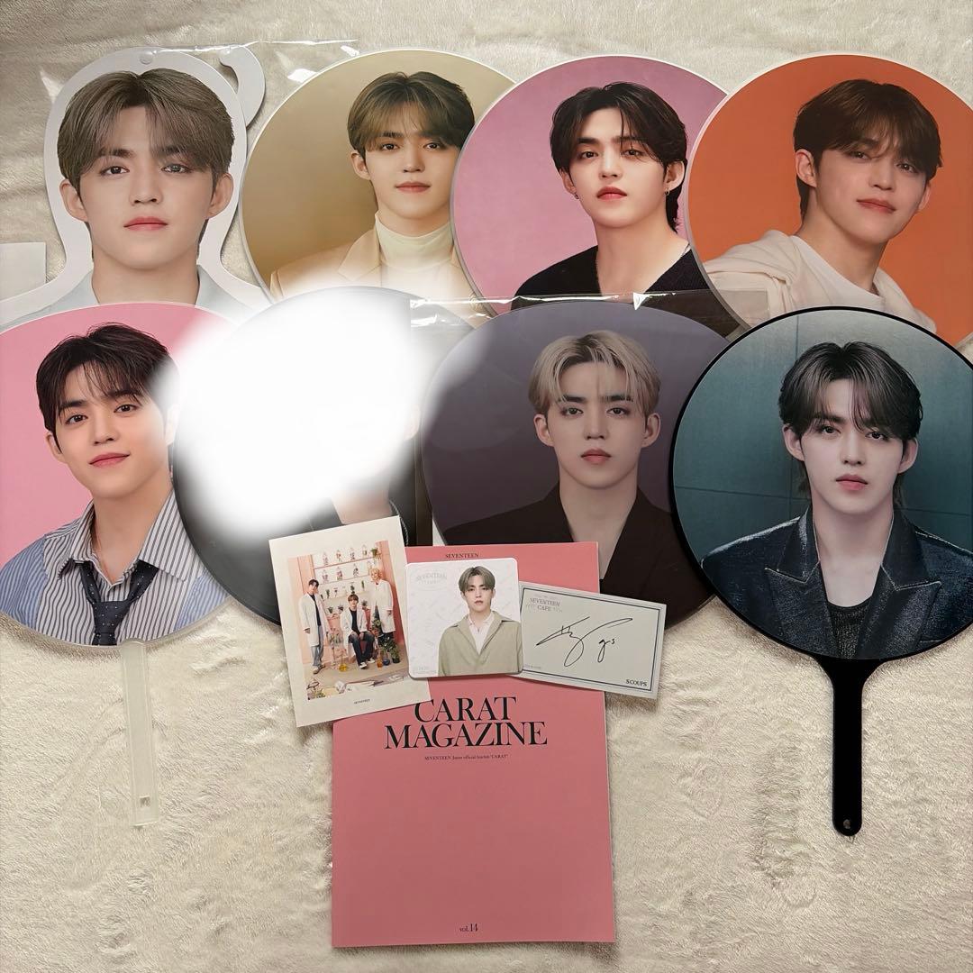 seventeen エスクプス　うちわ　7本　フォトハンガー　 まとめ売り