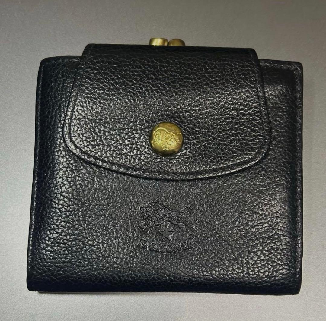 【SALE 美品】イルビゾンテ　がま口折り財布　54202309640