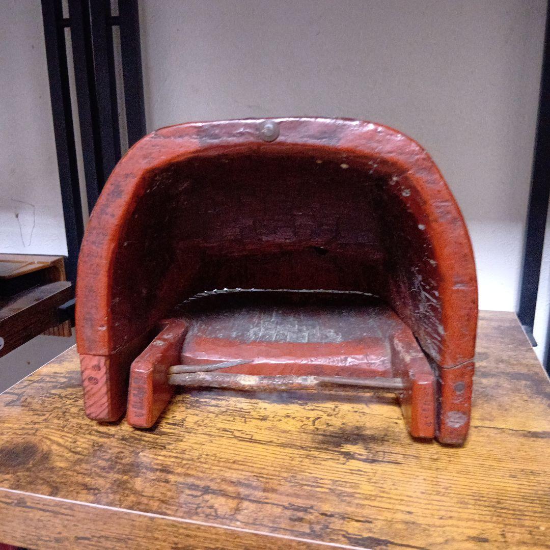 権現様 異様な獅子頭 江戸期 木彫 民間信仰 民俗資料 呪物 祭礼