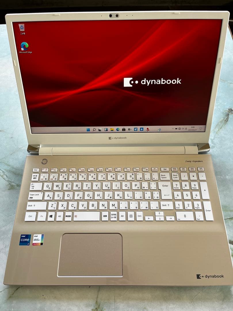 Windowsノート本体 Dynabook AZ/HUG Corei7 16GB SSD1TB BD-RE