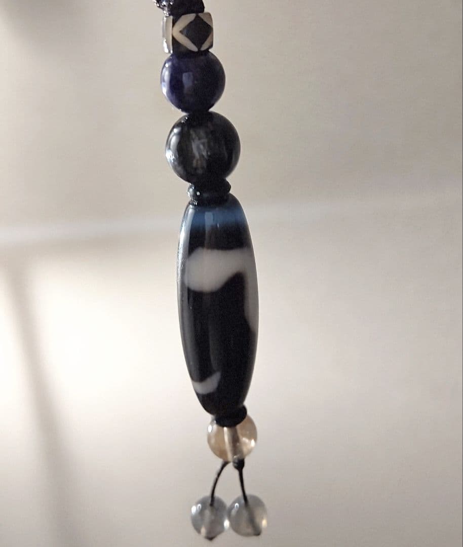 サラちゃん様◆御守り ネックレス【白蛇天珠】プレミアム級至純 レア天然石