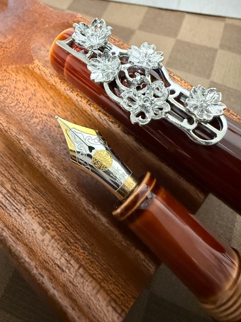 中屋万年筆、桜