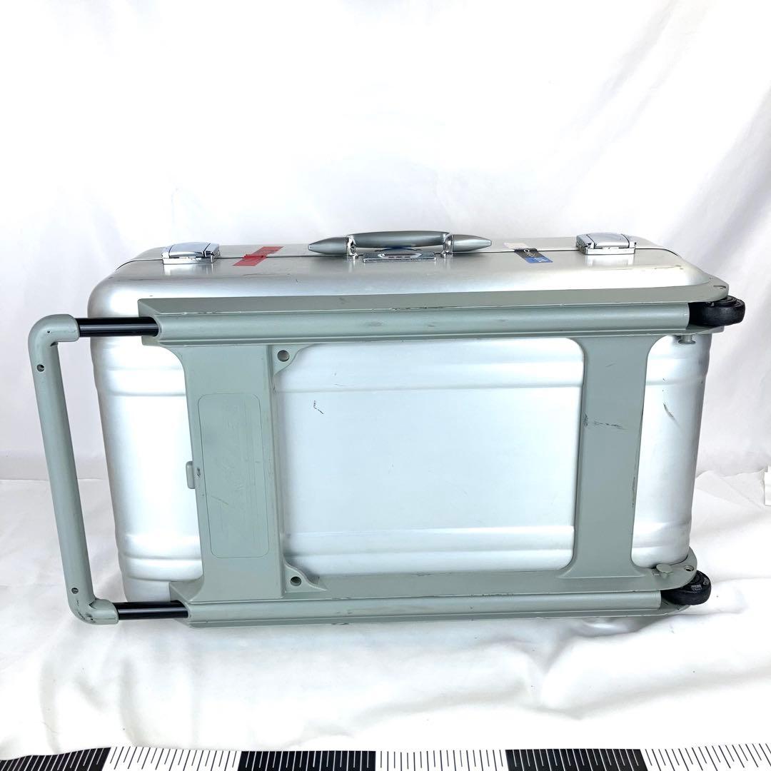 ◆ゼロハリバートン 2輪 スーツケース ぜローラ シルバー アルミ