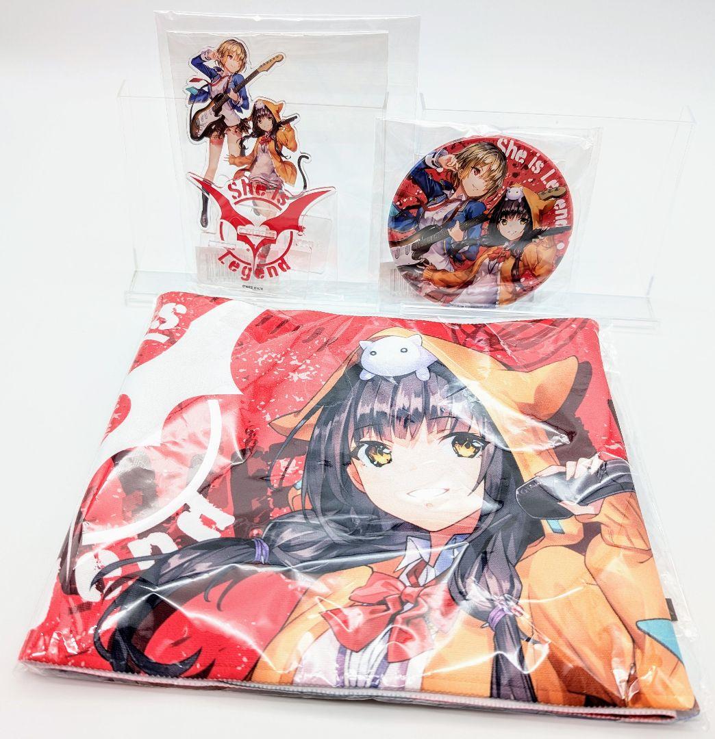 HEAVEN BURNS RED マフラータオル アクスタ 缶バッジ他セット