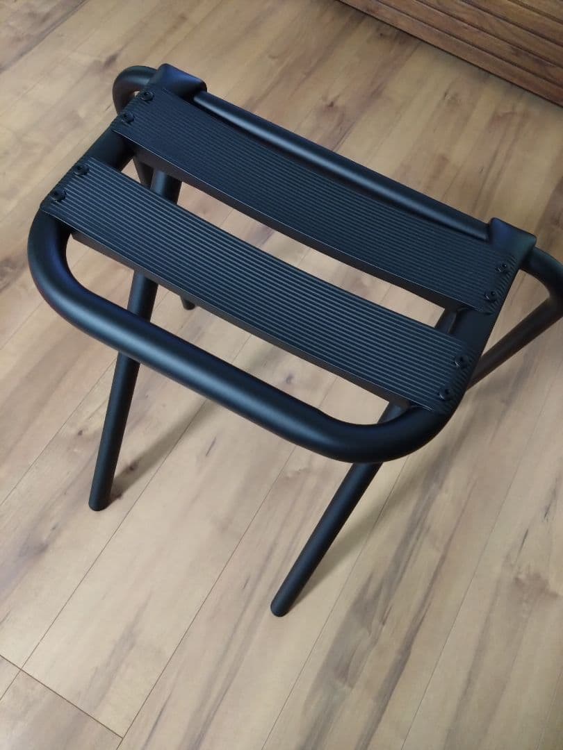 kanademono ブラック スリム スツール