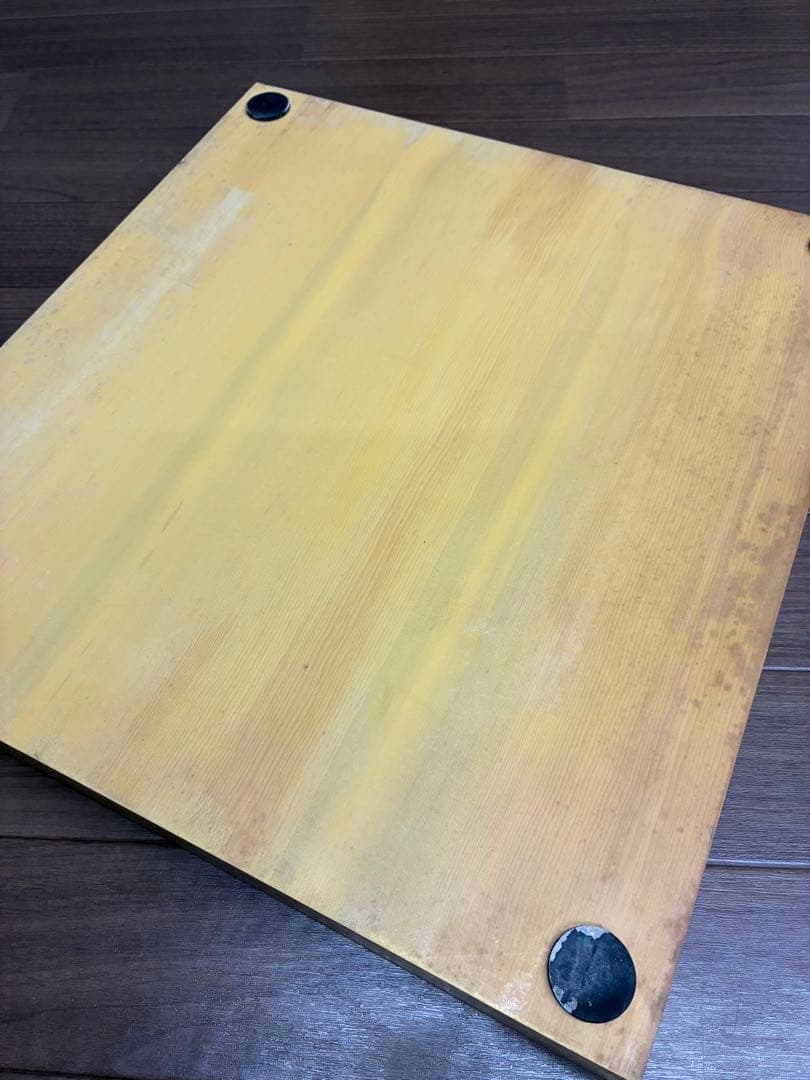 天然木製囲碁盤 新かや2寸卓上接合42㎝×46㎝ 厚み5.7㎝(2寸)