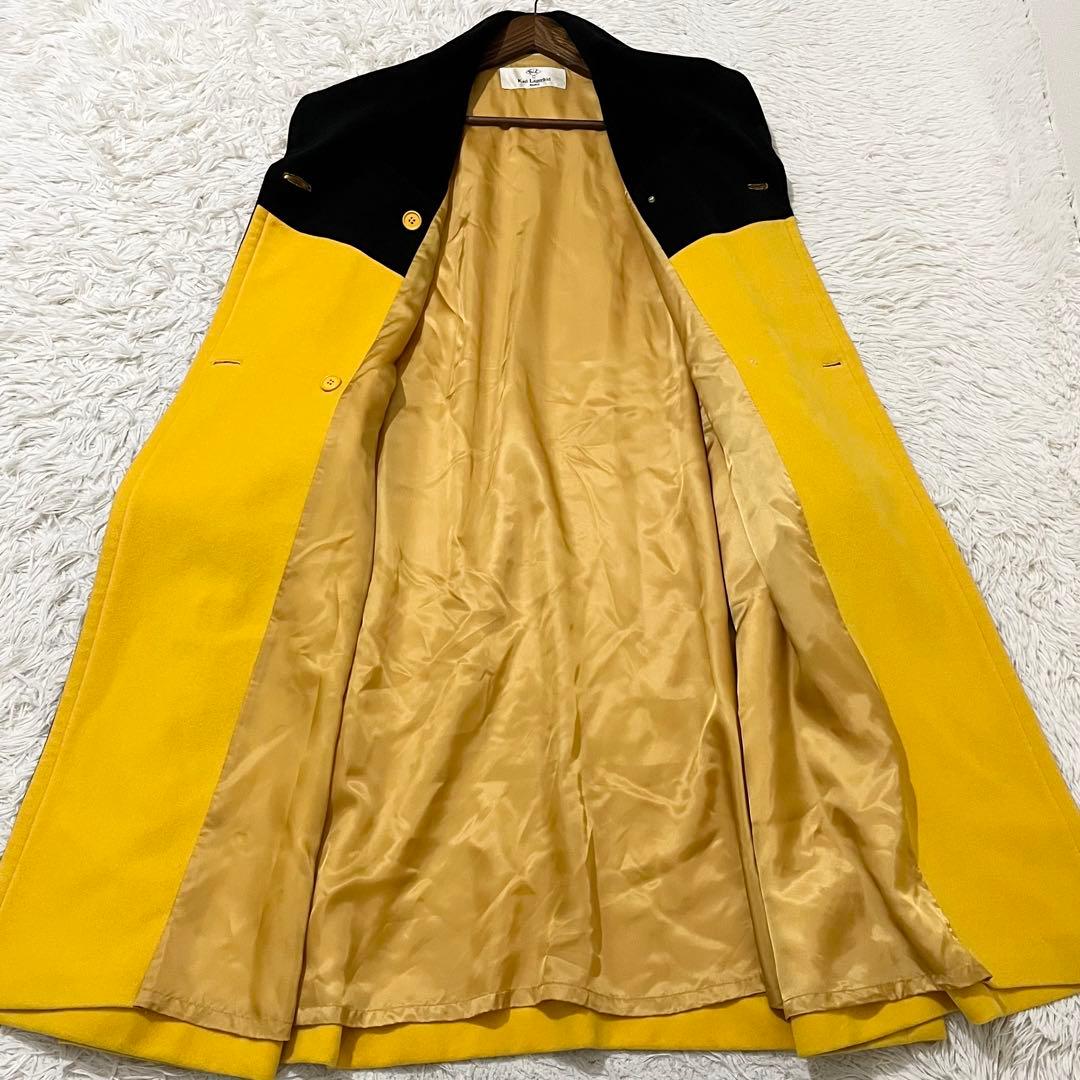 ✨希少✨カールラガーフェルド　チェスターコート　マキシ丈　アンゴラ混　38