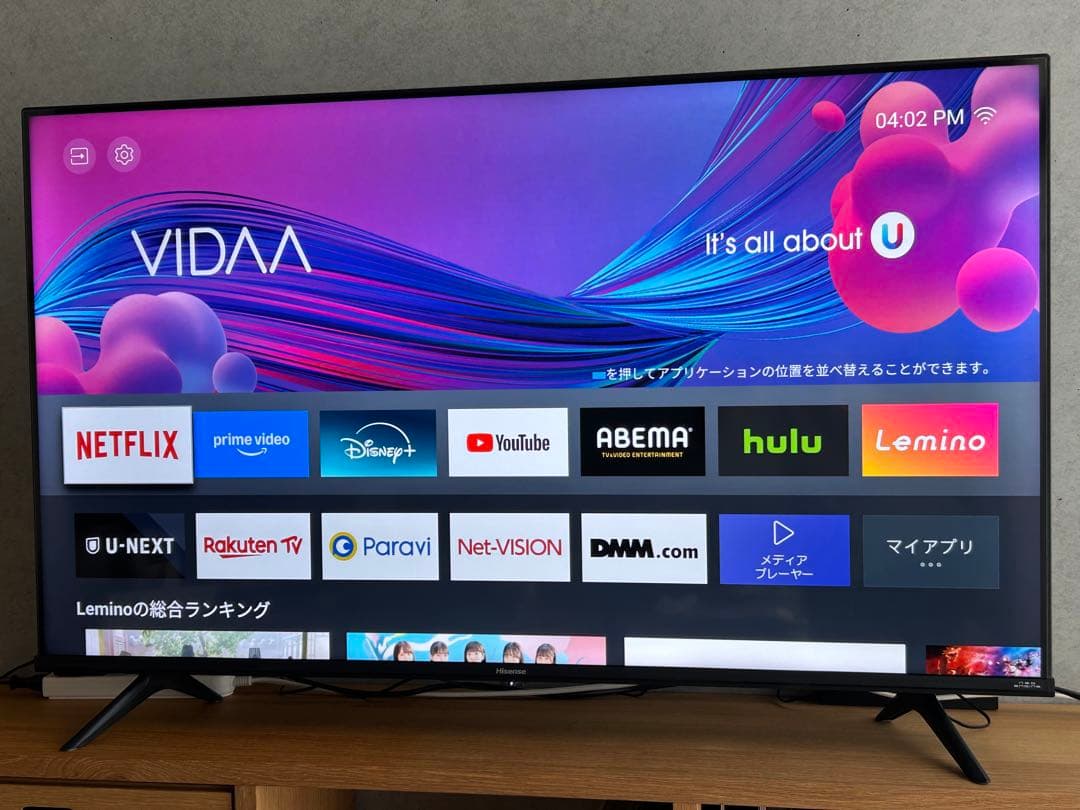 Hisense ハイセンス 43インチ 4K液晶テレビ 43A6G 2021年製
