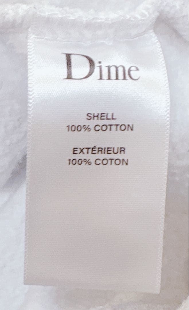 Dime Small Logo Hoodie パーカー グレー ライトグレー M