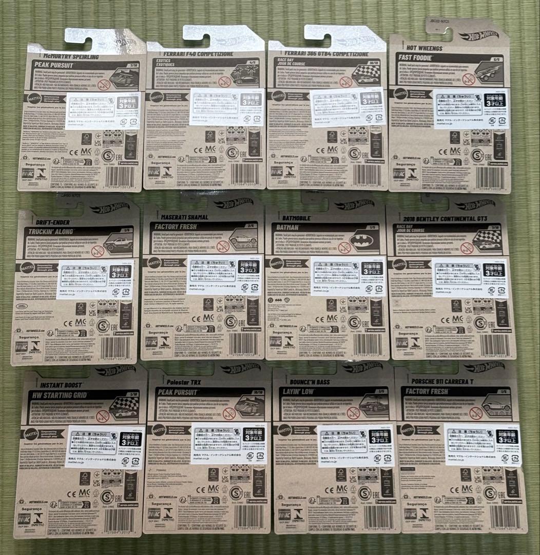 ホットウィール 12台セット フェラーリ ポルシェ 2025 Q 2026 A