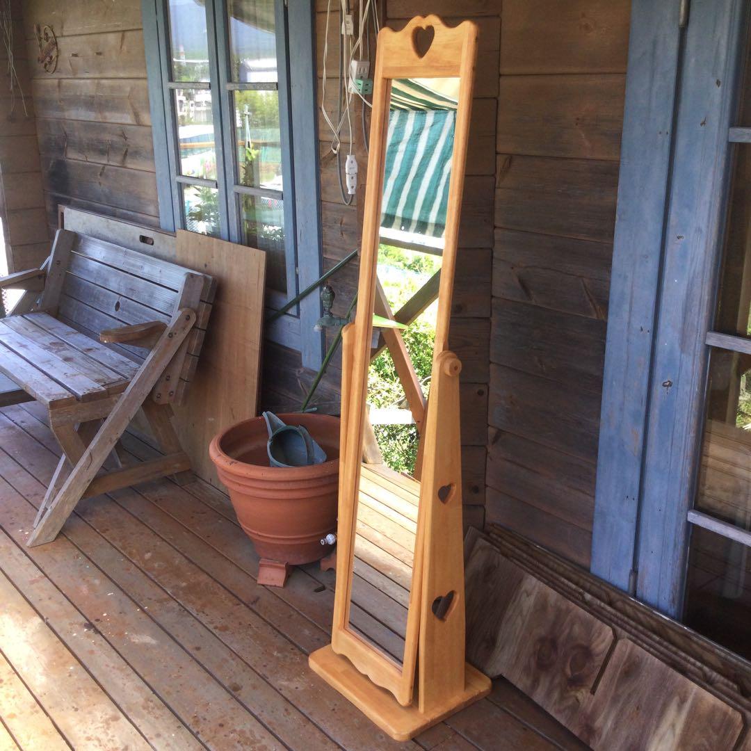 緑子さまご予約ページ♡ カントリーハート　スタンドミラー　置き型　姿見　鏡