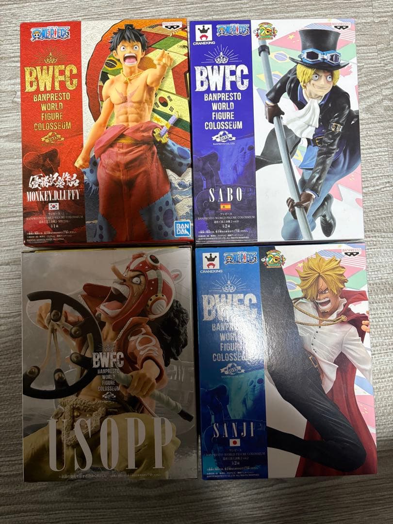 ワンピース BWFC 造形王頂上決戦2 新品未開封　4体セット