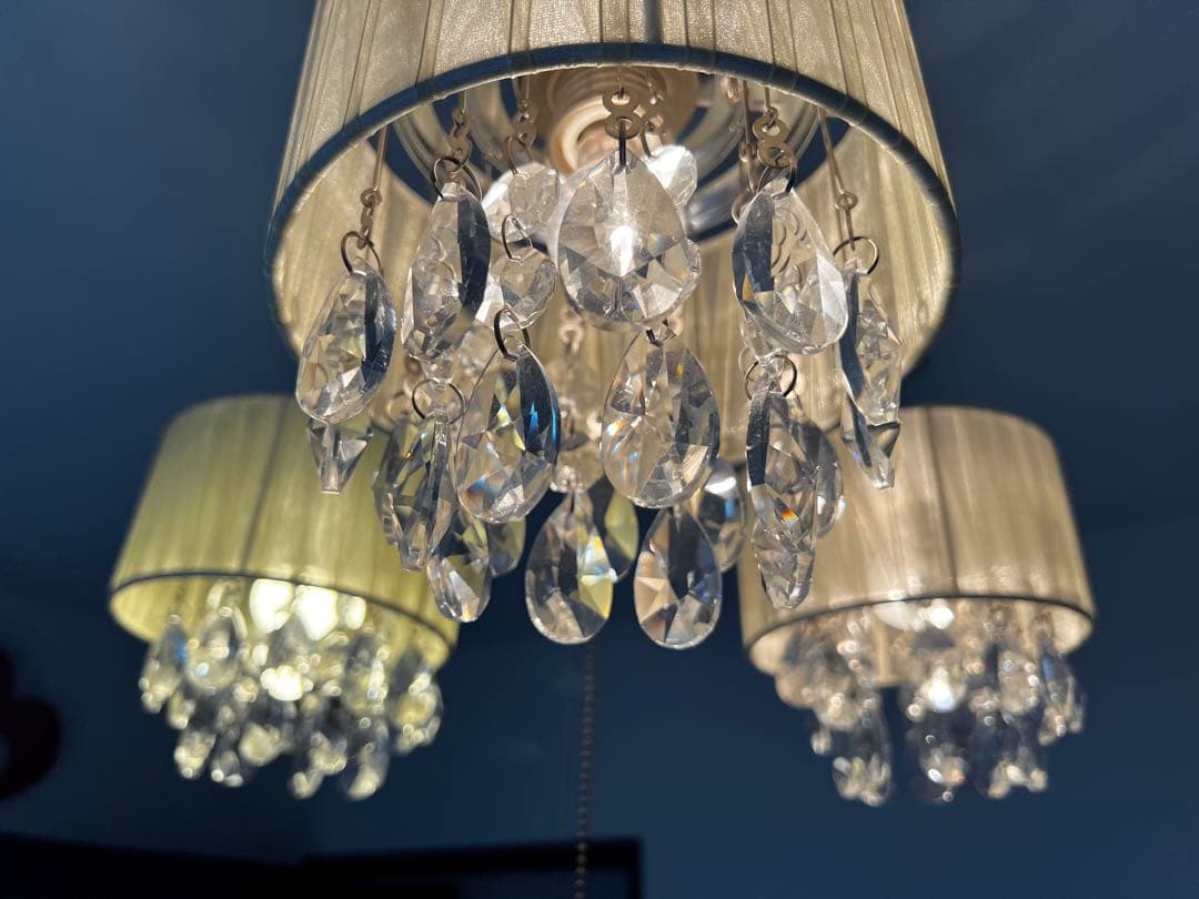 【ことぶき様】フランフラン シャンデリア Franc Franc クリスタル照明