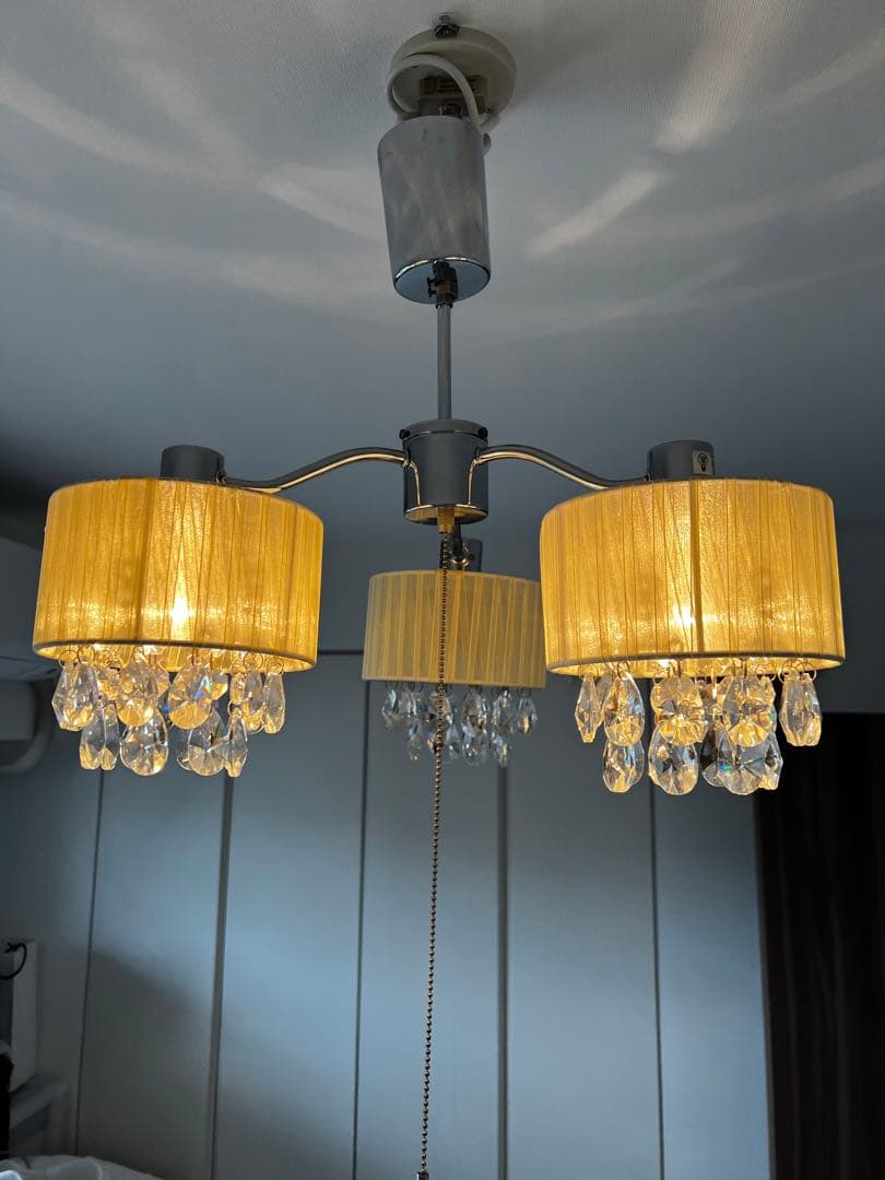 【ことぶき様】フランフラン シャンデリア Franc Franc クリスタル照明