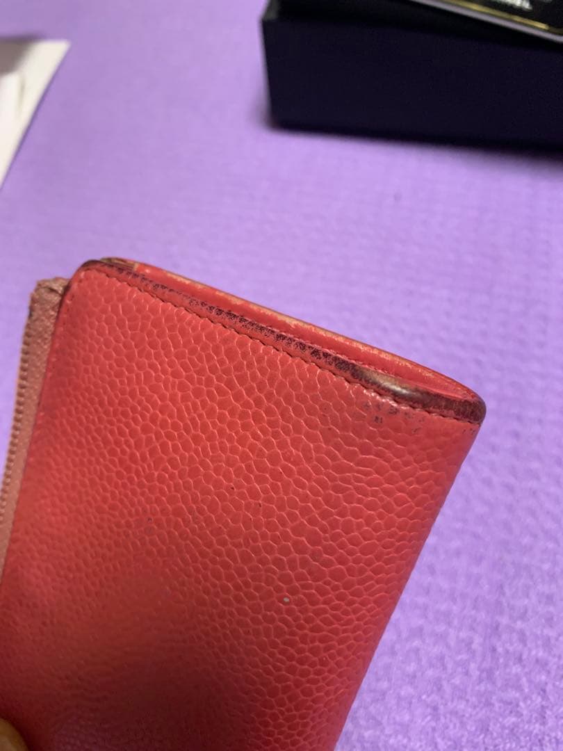 CHANEL レザーケース ピンク