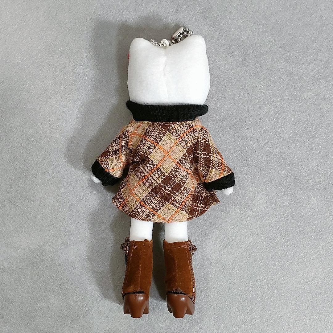 茶チェックジャケット ブーツ ハローキティ ドレスアップコレクション サンリオ