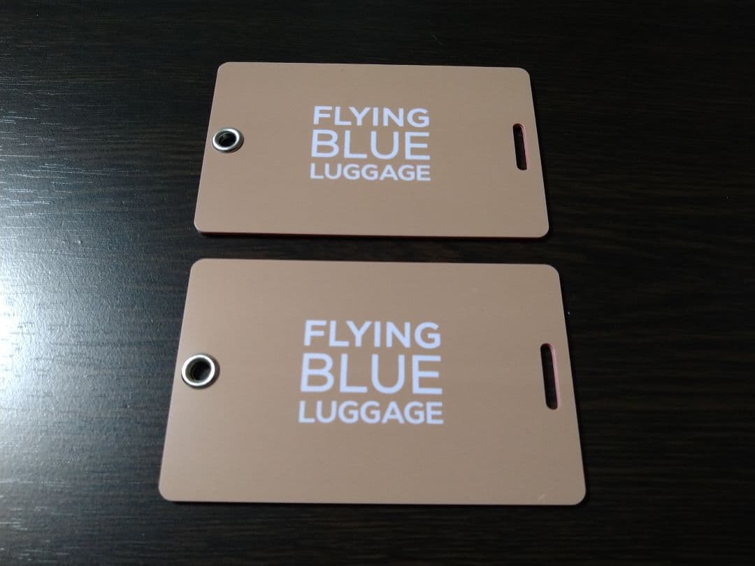 【超レア】新品エールフランス航空 最上級クラス アルティメット会員ネームタグ2枚