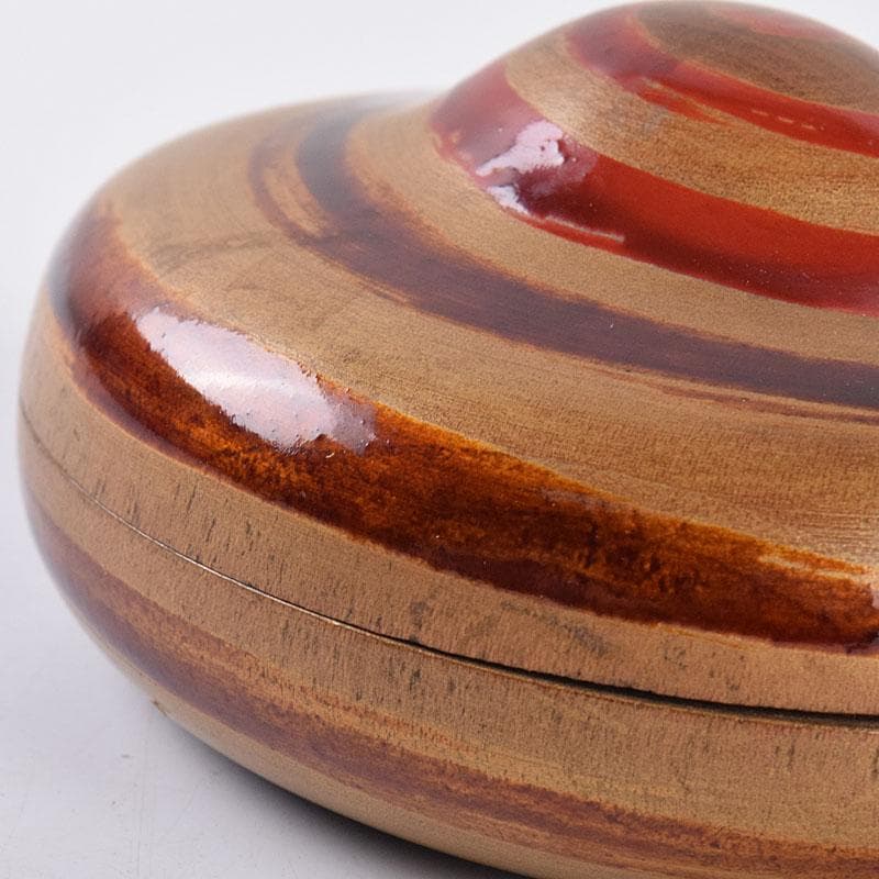 茶道具　宗元　竹根　香合　袱紗付　共箱　V　R9027