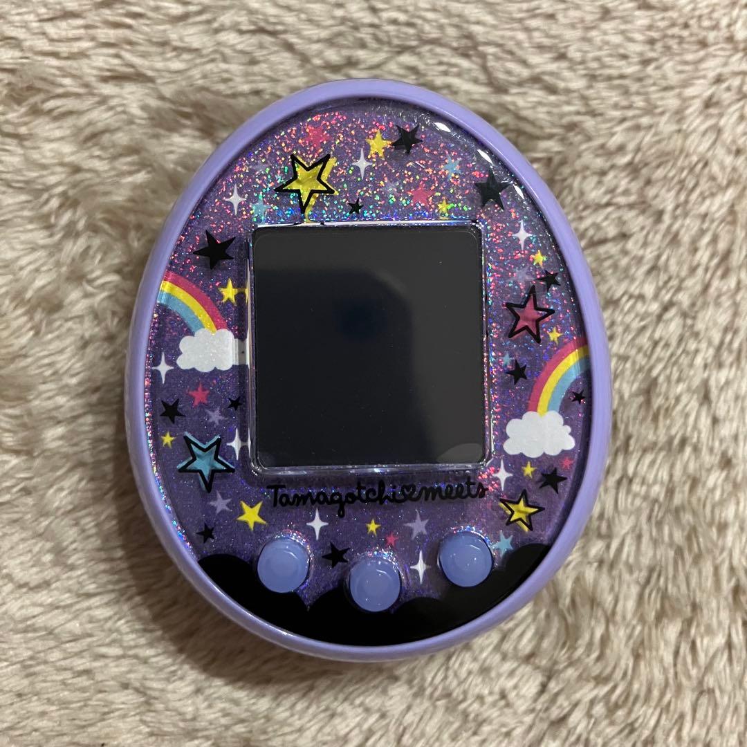 BANDAI たまごっちみーつ　パープル　マジカルみーつver. 取扱本付き