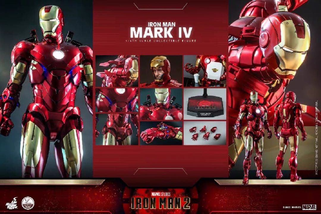 ホットトイズ クオーター・スケール アイアンマン2 アイアンマン・マーク4
