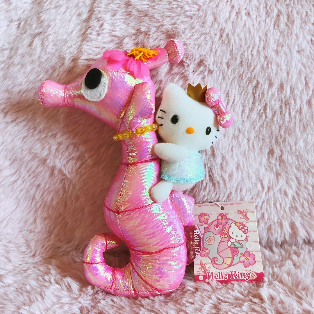希少激レア　ハローキティ　タツノオトシゴ　ぬいぐるみ　2007 サンリオ　レトロ