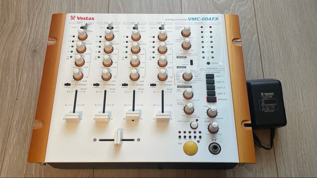 【音出確認済•希少】VESTAX VMC-004 FX/純正アダプター付