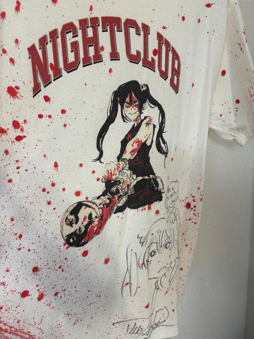 て*ち様 JUN INAGAWA NIGHTCLUB サイン・イラスト入り