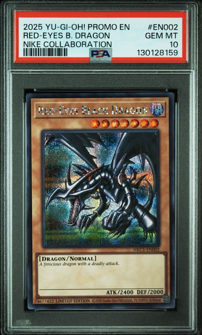 PSA 10 NIKE YuGiOh! 遊戯王 レッドアイズブラックドラゴン