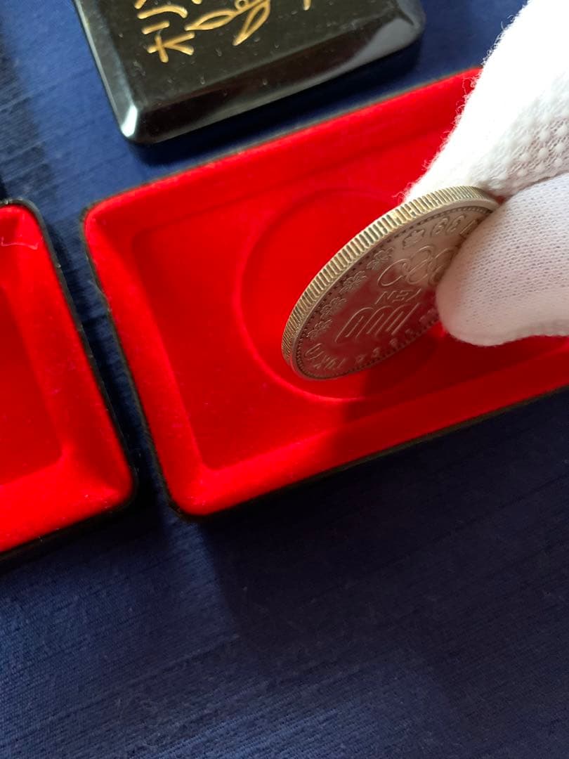 (プルーフ硬貨)1964年東京五輪記念銀貨&記念銅銀メダル