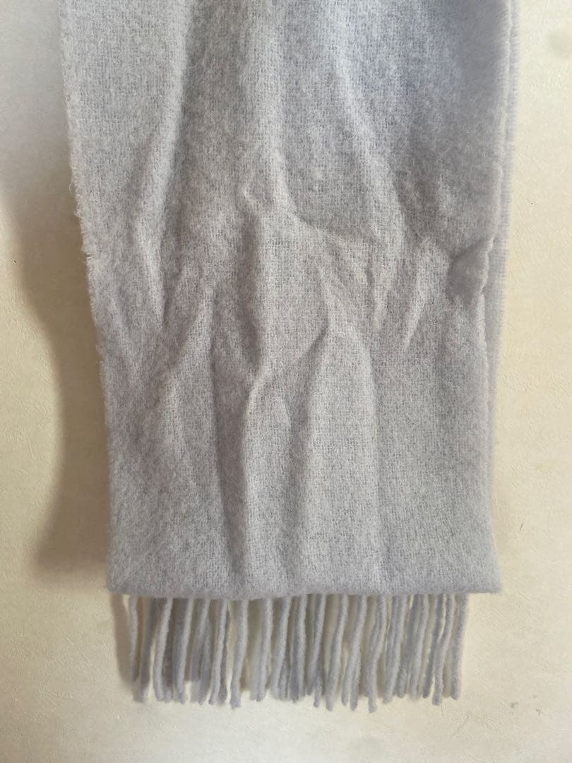 MAISON KITSUNÉ ライトブルー マフラー