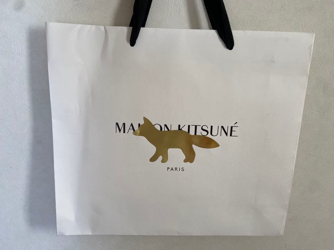 MAISON KITSUNÉ ライトブルー マフラー