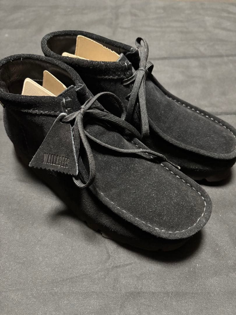 CLARKS Wallabee ゴアテックス ブラック