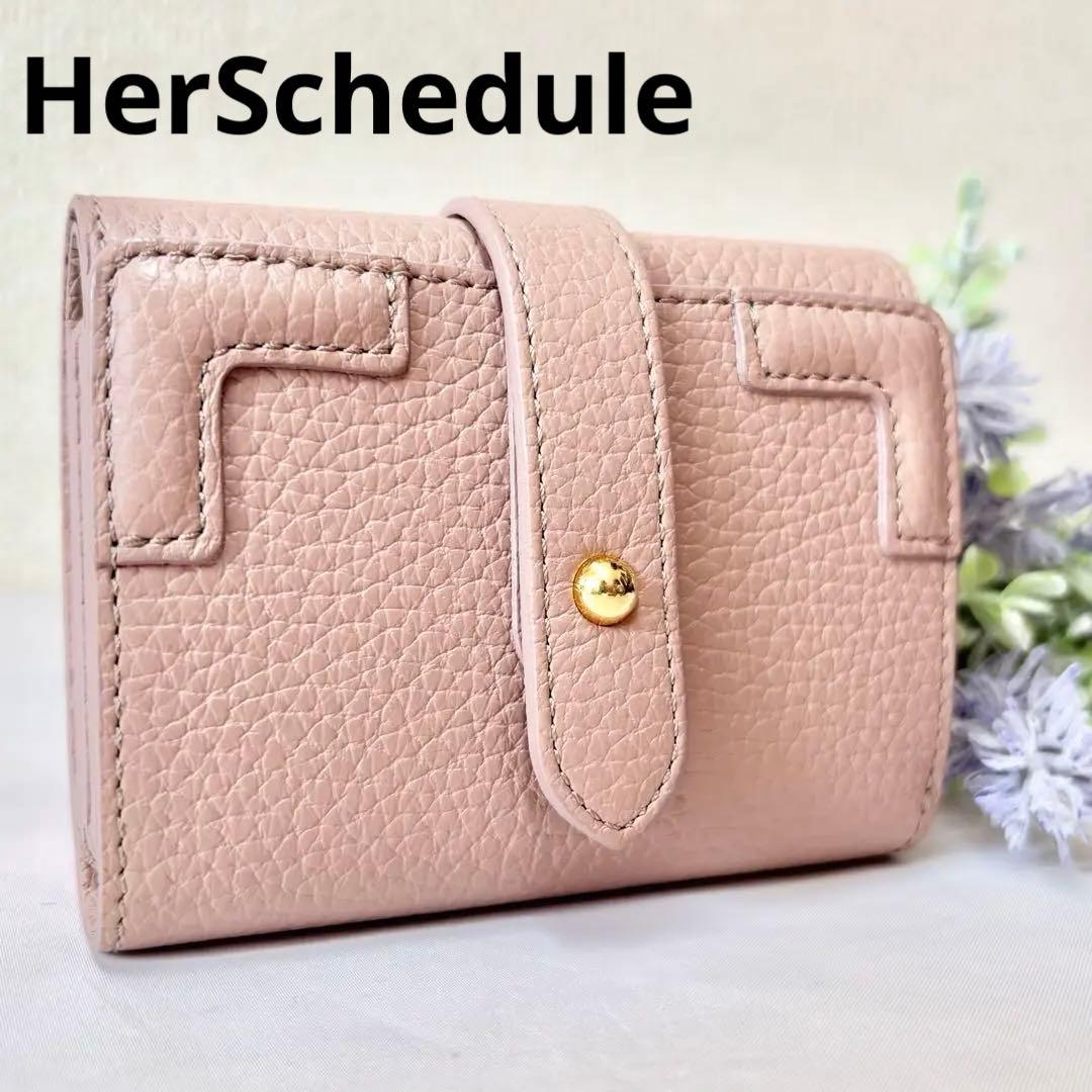 【未使用】　ハースケジュール　トランク ミニウォレット　ミニ財布　三つ折り財布