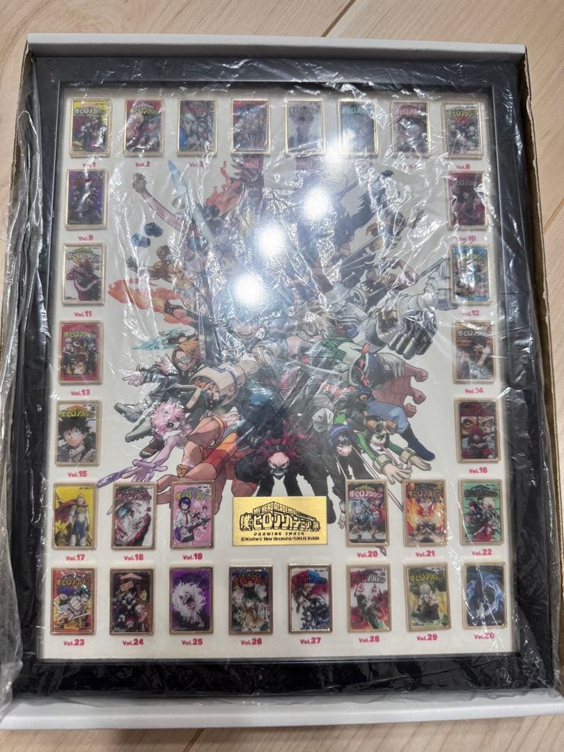 マー。僕のヒーローアカデミア 額装ピンズセット