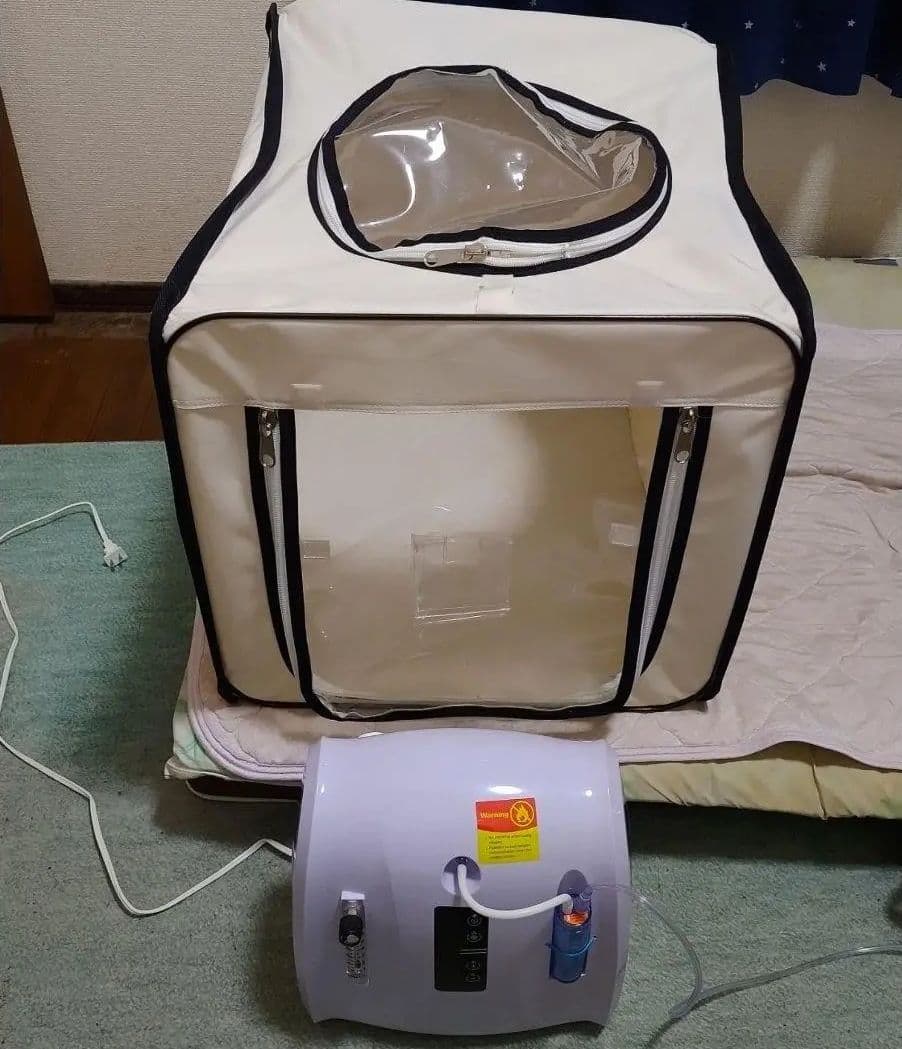 と*ん様 ペット用酸素室(酸素濃縮器&ケージのセット)