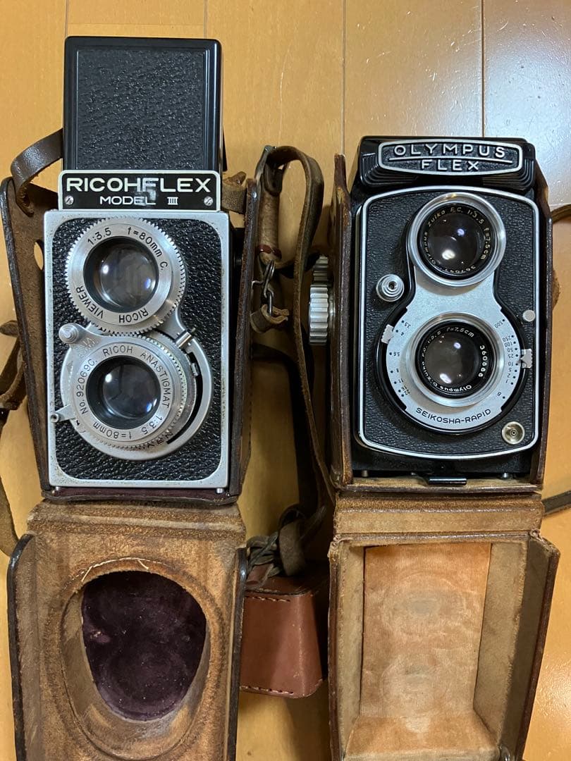 り*ご様 アンティーク　ビンテージ　カメラ　オリンパス　戦前？　2眼レフ　骨董品