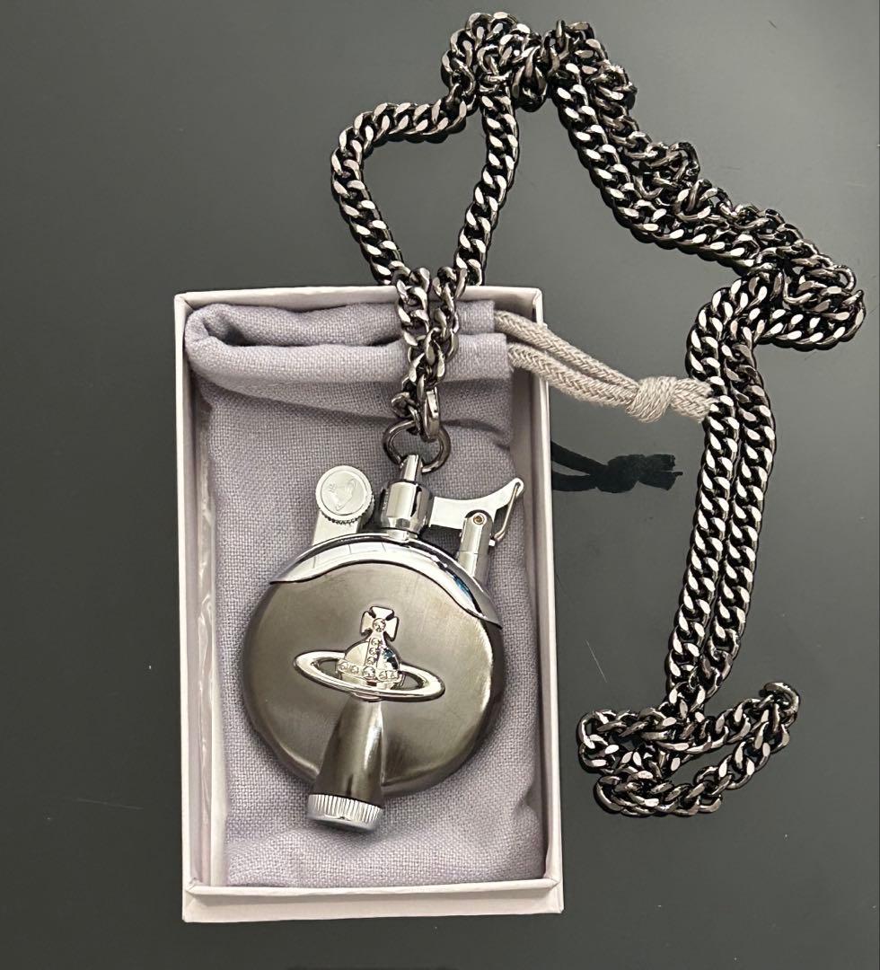 Vivienne WestwoodメタルORB チェーン付オイルライター